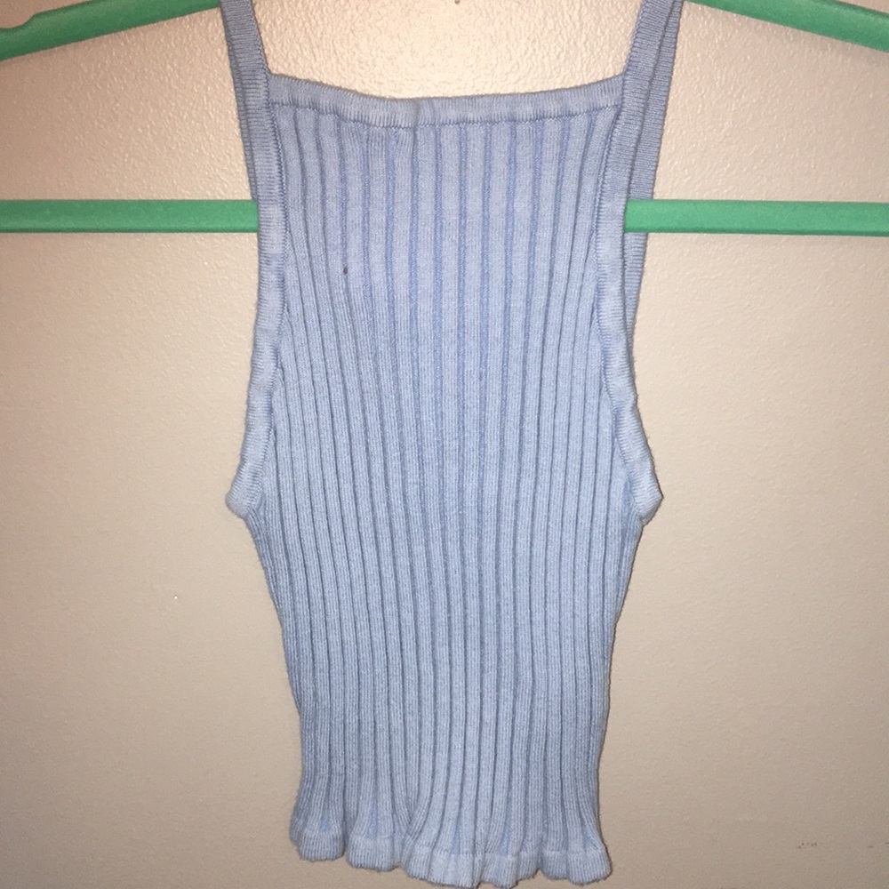 Baby Blue Crop Top